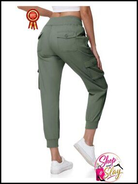 Women's Cargo Joggers Lightweight Quick Dry Hiking Sweatpants